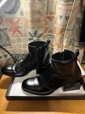 ADRER 하이 밑창 가죽 힐 부츠 M (26~26.5cm) 박스 있음