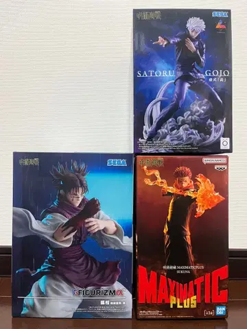 주술회전 피규어 3체 세트