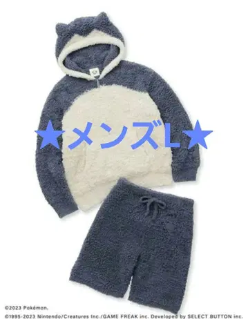 [남성용 L] 젤라피케 카비곤 룸웨어 포켓몬 슬립 후드티 새상품