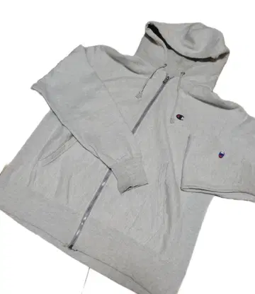 00s Champion Reverse Weave 후드티 애쉬 그레이