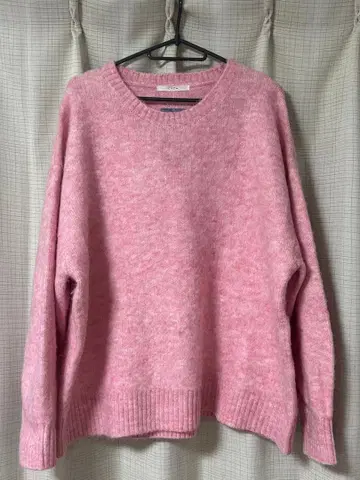 CPCM MIX사 모헤어 라이크 니트 핑크