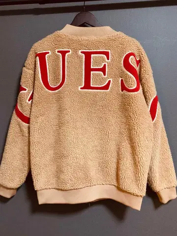GUESS 플리스 자켓 베이지