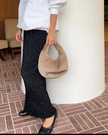 searoomlynn 라메 니트 스커트