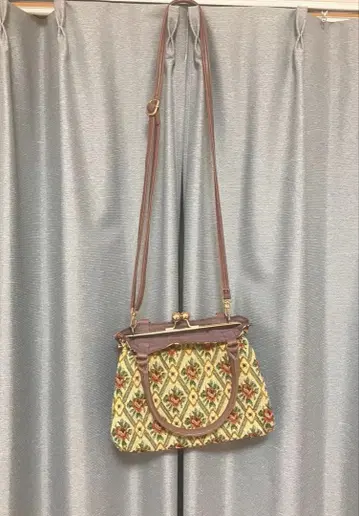 somari imagination 플라워 자카드 백 앤티크