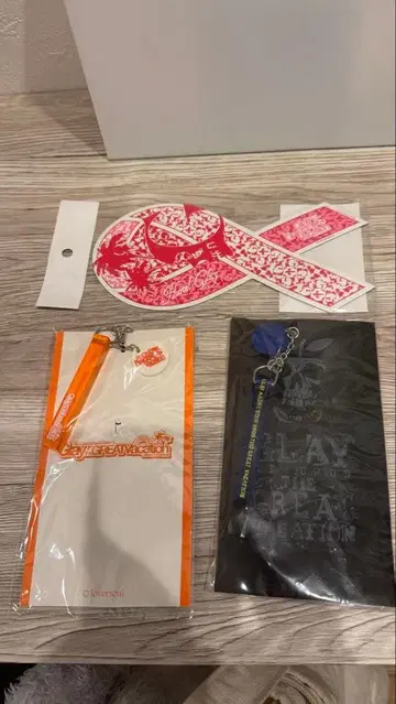 glay great vacation 키링 및 리본 마그넷 세트