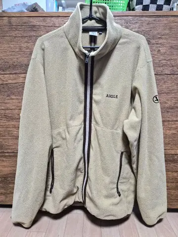 AIGLE 베이지 플리스 자켓