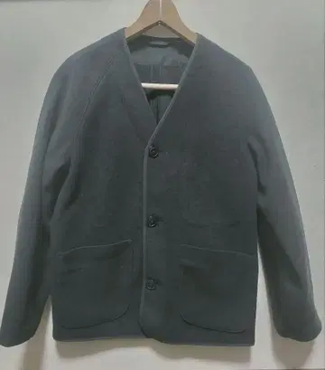 UNIQLO U 노카라 자켓 M 사이즈 블랙