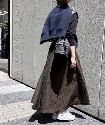 퀼팅 JQ 턱 스커트