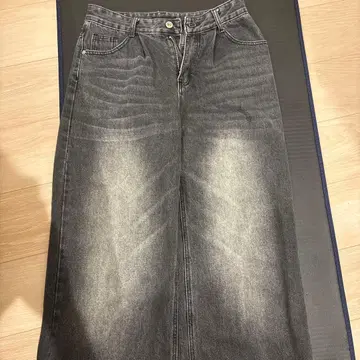 Asapmode 블랙 와이드 팬츠