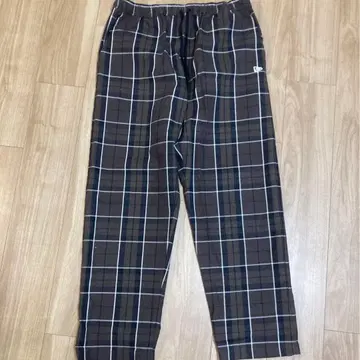 NEW ERA 블랙 라벨 멀티 체크 이지 팬츠 XL