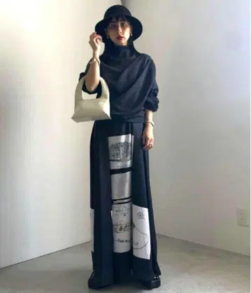 LAYERED FOREIGN BOOKS DRESS ameri