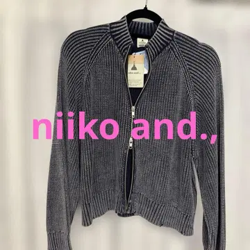 여성용 니코앤드 드라이버스 후즈 니트 프리 사이즈 네이비