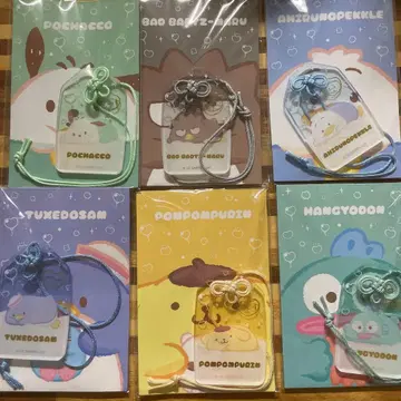 산리오 복복 부적풍 아크릴 키링