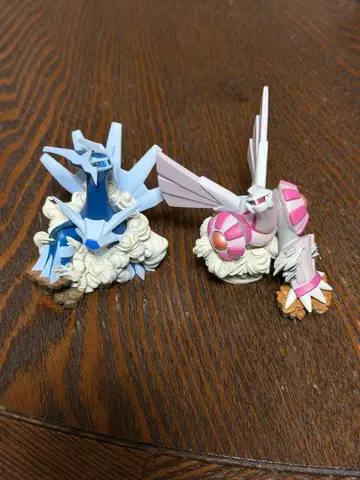 포켓몬 게임 소프트 예약 특전 피규어 카이요도제 디아루가와 펄기아