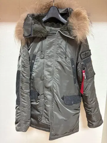 ALPHA INDUSTRIES N3-B 밀리터리 자켓 올리브 그린