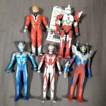 울트라맨 소프트 비닐 액션 피규어 5체 세트