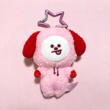 BT21 CHIMMY 키디랜드 핑크 레드 레인보우 컬러 마스코트