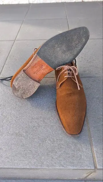 크로켓 & 존스 Hove UK5E 브라운 스웨이드