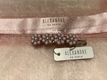 ALEXANDRE DE PARIS 헤어핀 핑크