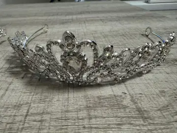 실버 크리스탈 티아라