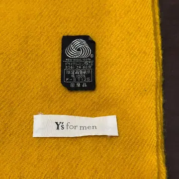 Y's for men 울 머플러 머스타드