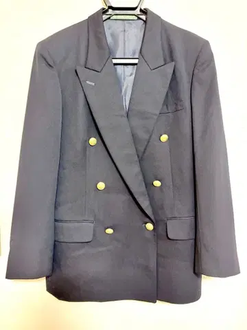 NEWYORKER 네이비 더블 브레스트 자켓