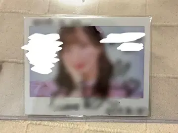 이코럽 사사키 마이카 CD 추첨회 폴라로이드 친필