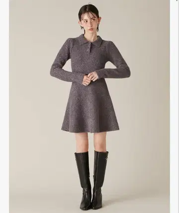 릴리 브라운 라메 니트 원피스