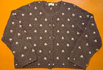 BlueberryFarm 꽃무늬 자수 가디건