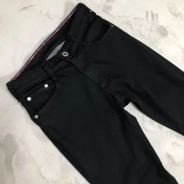 새상품급 EDWIN 속기모 블랙 팬츠