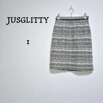 저스길리티 트위드 타이트 스커트 오피스 코디 세레모니 수트