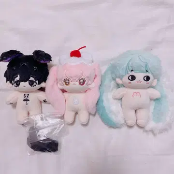 무속성 봉제 인형 10cm 3개