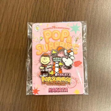 새상품 스누피 페스티벌 핀즈 찰리 브라운 후쿠오카 하카타 한정판