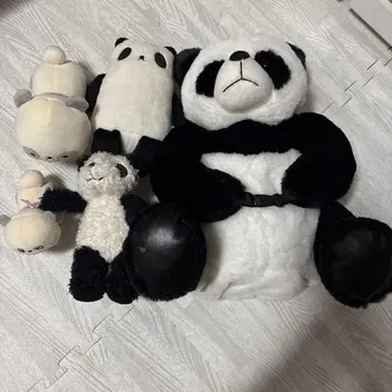 팬더 봉제 인형 세트