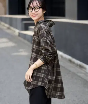 슬로브 이에나 비에라 체크 루즈 셔츠