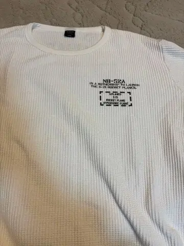 AVIREX 와플 롱 T 2XL