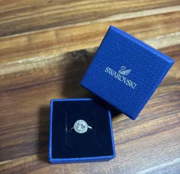 스와로브스키 SWAROVSKI 반지 반지 크리스탈 실버