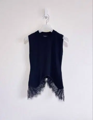 anuans 레이스 앵글 헴 니트 완판