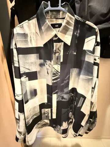 HARE 그래픽 프린트 긴팔 셔츠