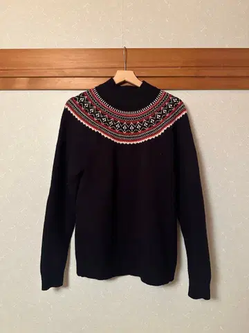 JW Anderson x UNIQLO 노르딕 스웨터 모크넥