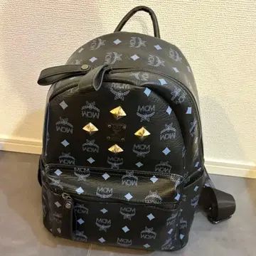 [ 가격 인하 중 ] MCM | 엠씨엠 스터드 백팩 블랙