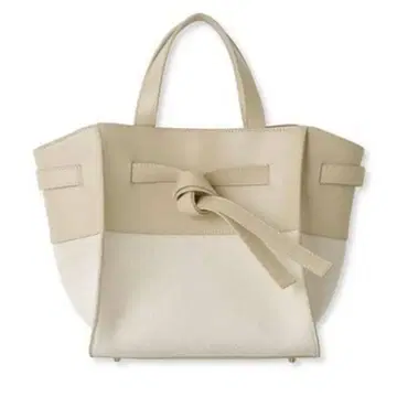 [ 미사용 새상품 ] FRAY I.D 바이컬러 미들 토트백 숄더백