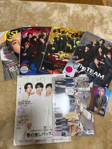 WEST. 잡지, 후지이 류세이 사진 세트 묶음 판매