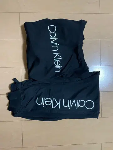 캘빈클라인 맨투맨 셋업 블랙 M 사이즈