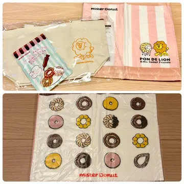 미스터 도넛 핸드 타월 토트백