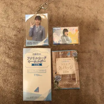 히라오 호노카 아크릴 카드 키링 캔뱃지 세트