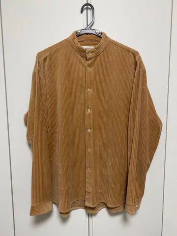 [ 새상품급 ] Manual Alphabet 코듀로이 긴팔 셔츠 굵은 폭