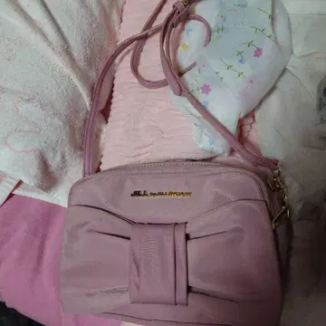 질 스튜어트 핑크 리본 숄더백