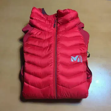 MILLET 하이브리드/퀼팅 자켓 빨간색