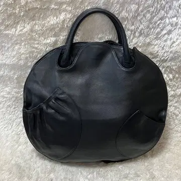 [새상품급] michiamo 핸드백 미키아모 서클 프릴 토트